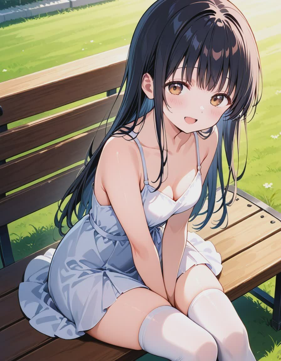 えっちなニーソちゃんと、ひみつの夏休み。 サンプル1ページ目