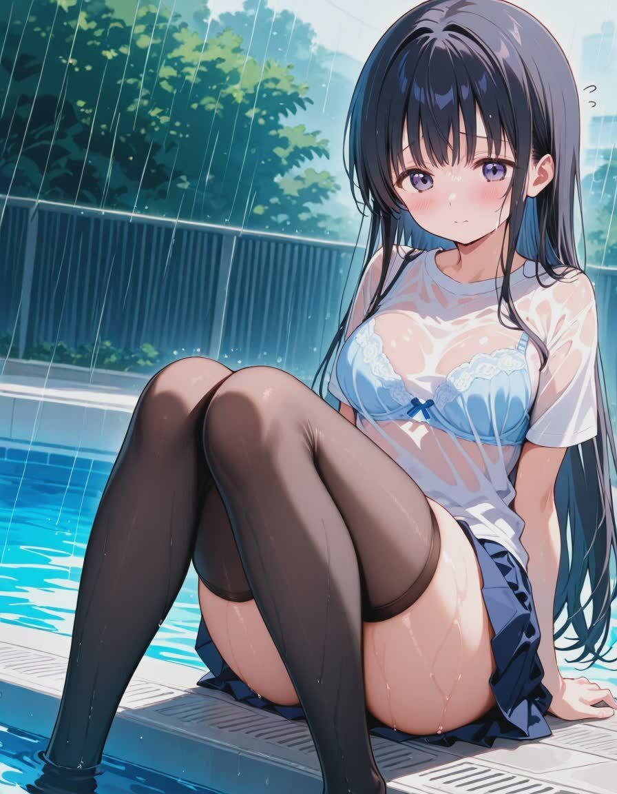 えっちなニーソちゃんと、ひみつの夏休み。 サンプル2ページ目