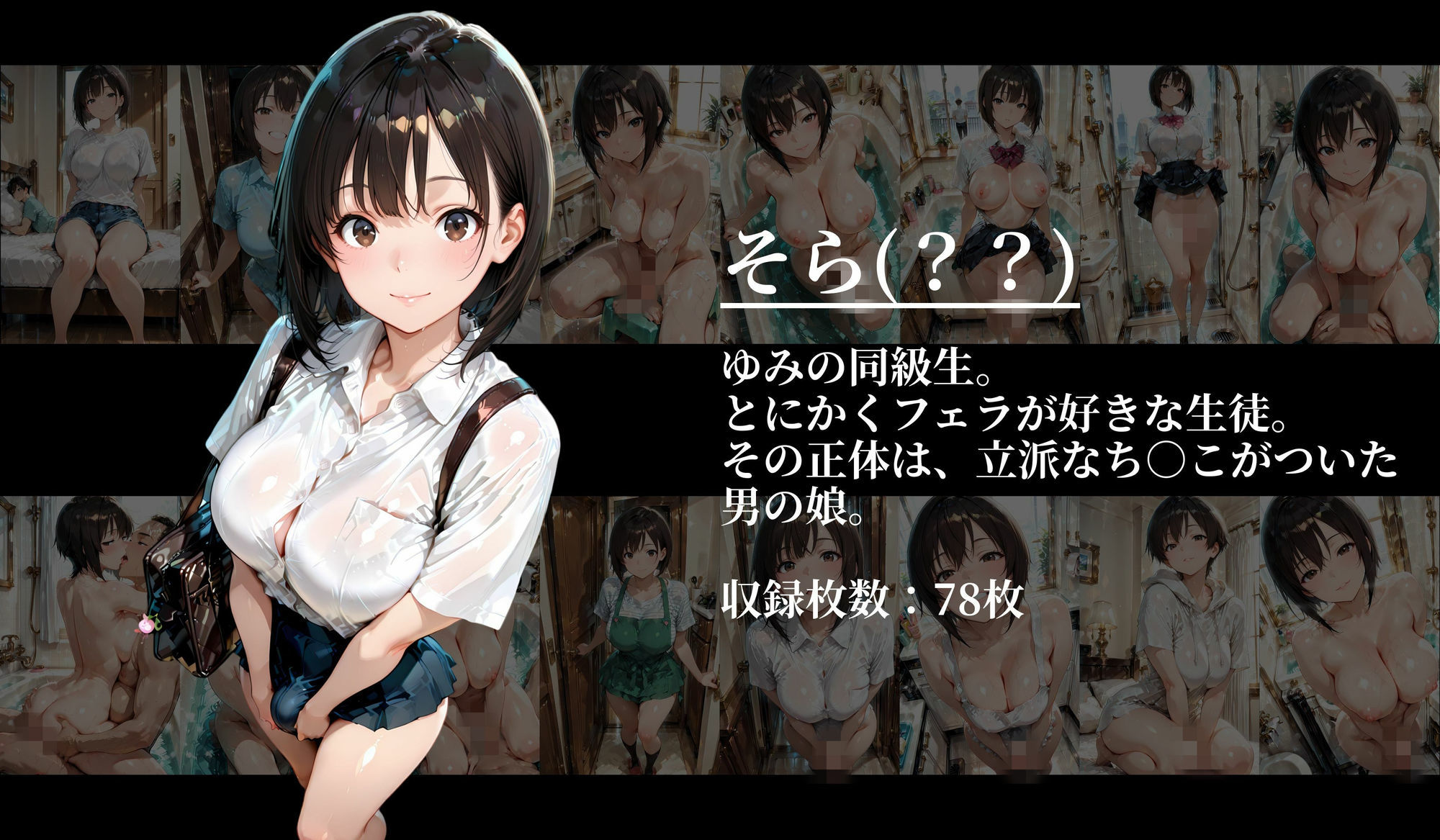 ［500枚の長編］［4K縦長高画質］都立○○学園の裏事情 サンプル5ページ目