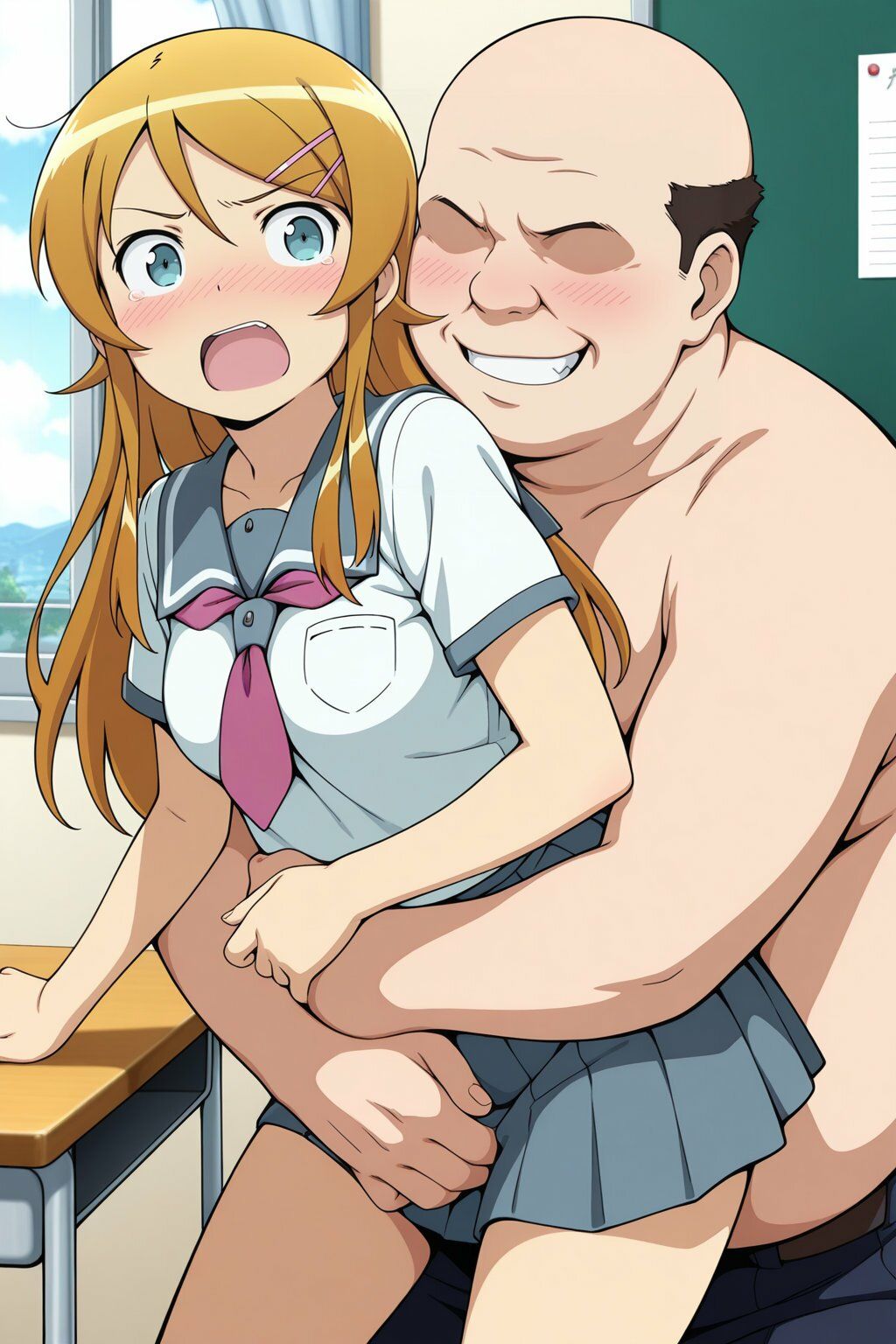 高坂●乃 キモおじにより強●性指導 サンプル2ページ目