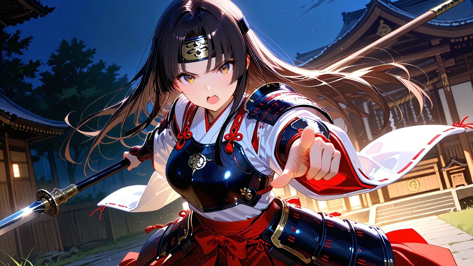 神前に散りし戦巫女の純潔 サンプル2ページ目