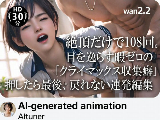 【30分HD】 絶頂だけで108回。目を逸らす暇ゼロの「クライマックス収集癖」──押したら最後、戻れない連発編集