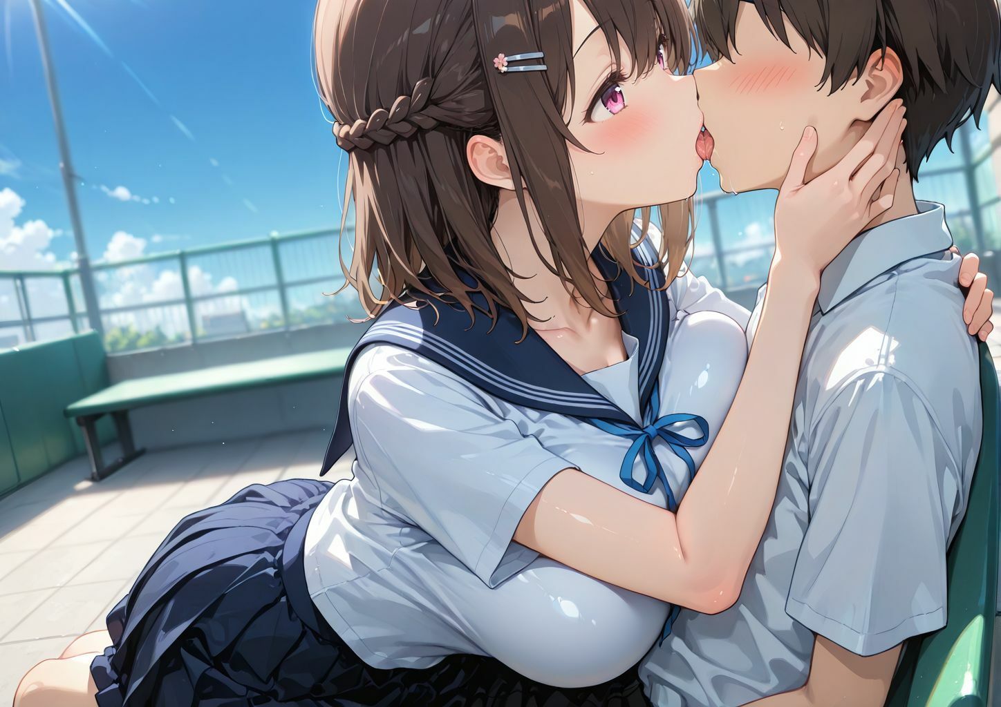 ぼくはお隣のお姉さんに恋をするPart2〜隣に住んでるおっぱいのおっきいおねえさんとアクメ三昧〜 サンプル2ページ目