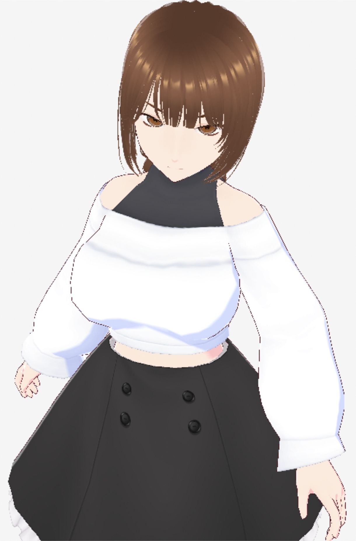 ツンデレっぽい巨乳のお姉さん（セリフなし  3DCGモデル  イラスト集） サンプル6ページ目