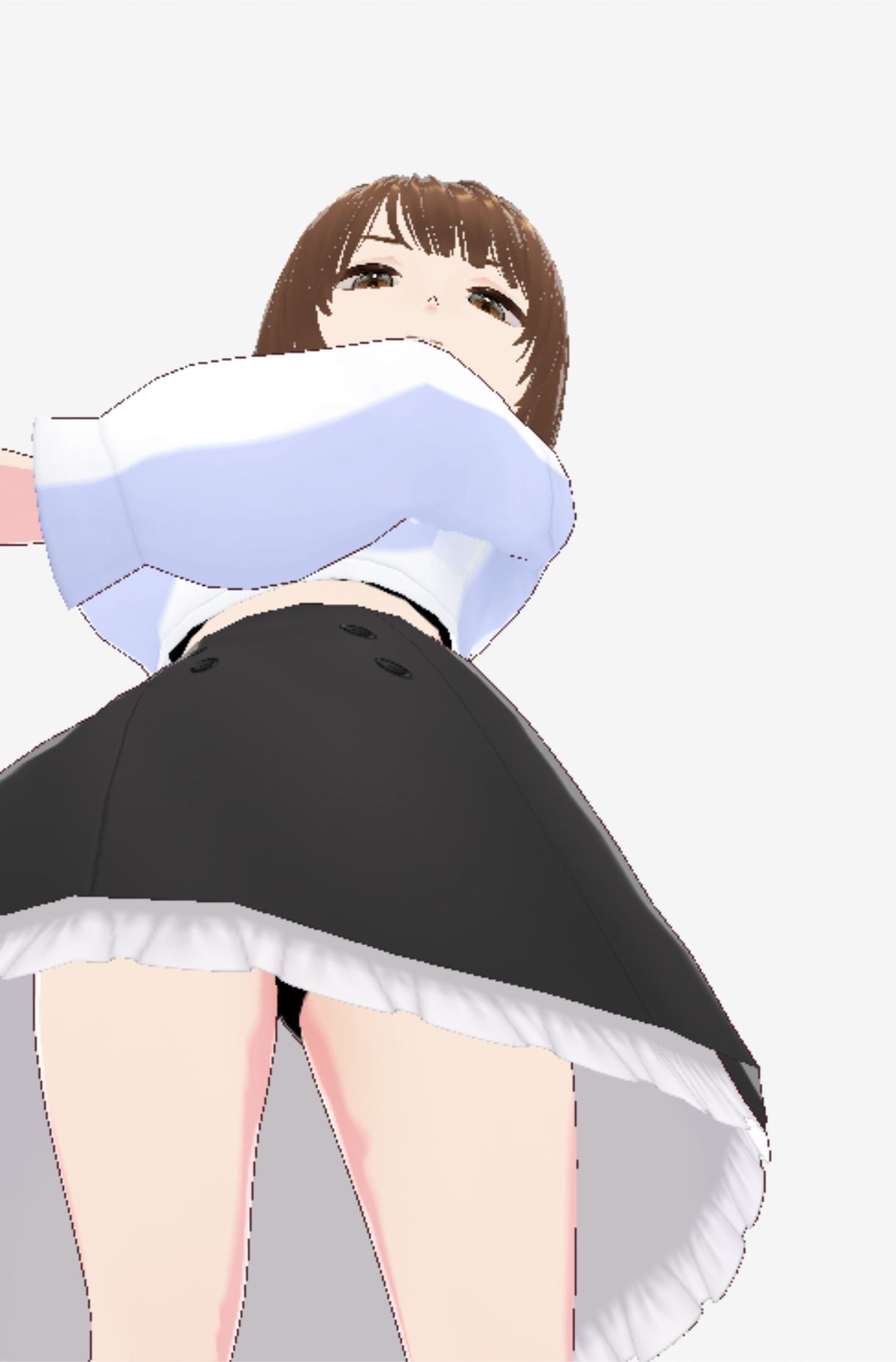 ツンデレっぽい巨乳のお姉さん（セリフなし  3DCGモデル  イラスト集） サンプル8ページ目