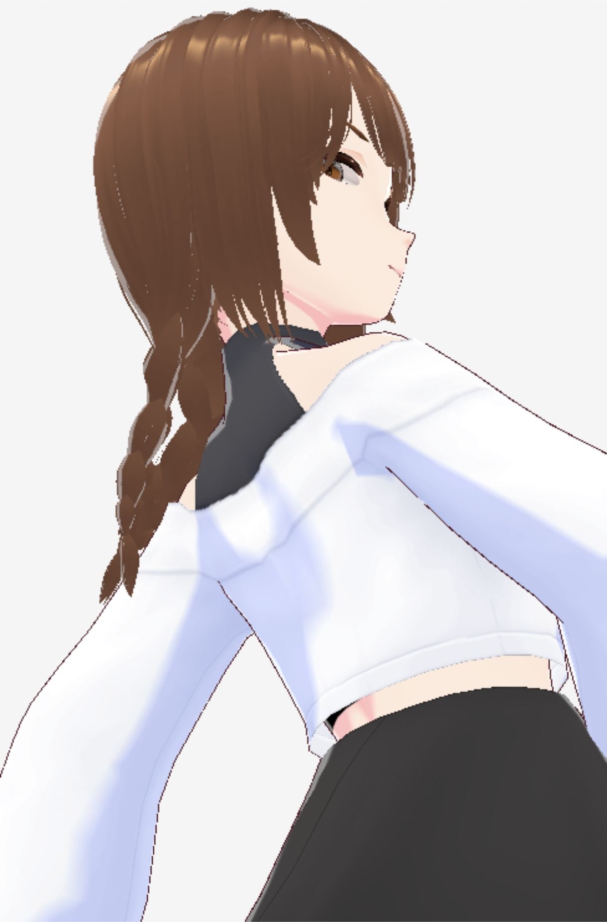 ツンデレっぽい巨乳のお姉さん（セリフなし  3DCGモデル  イラスト集） サンプル9ページ目