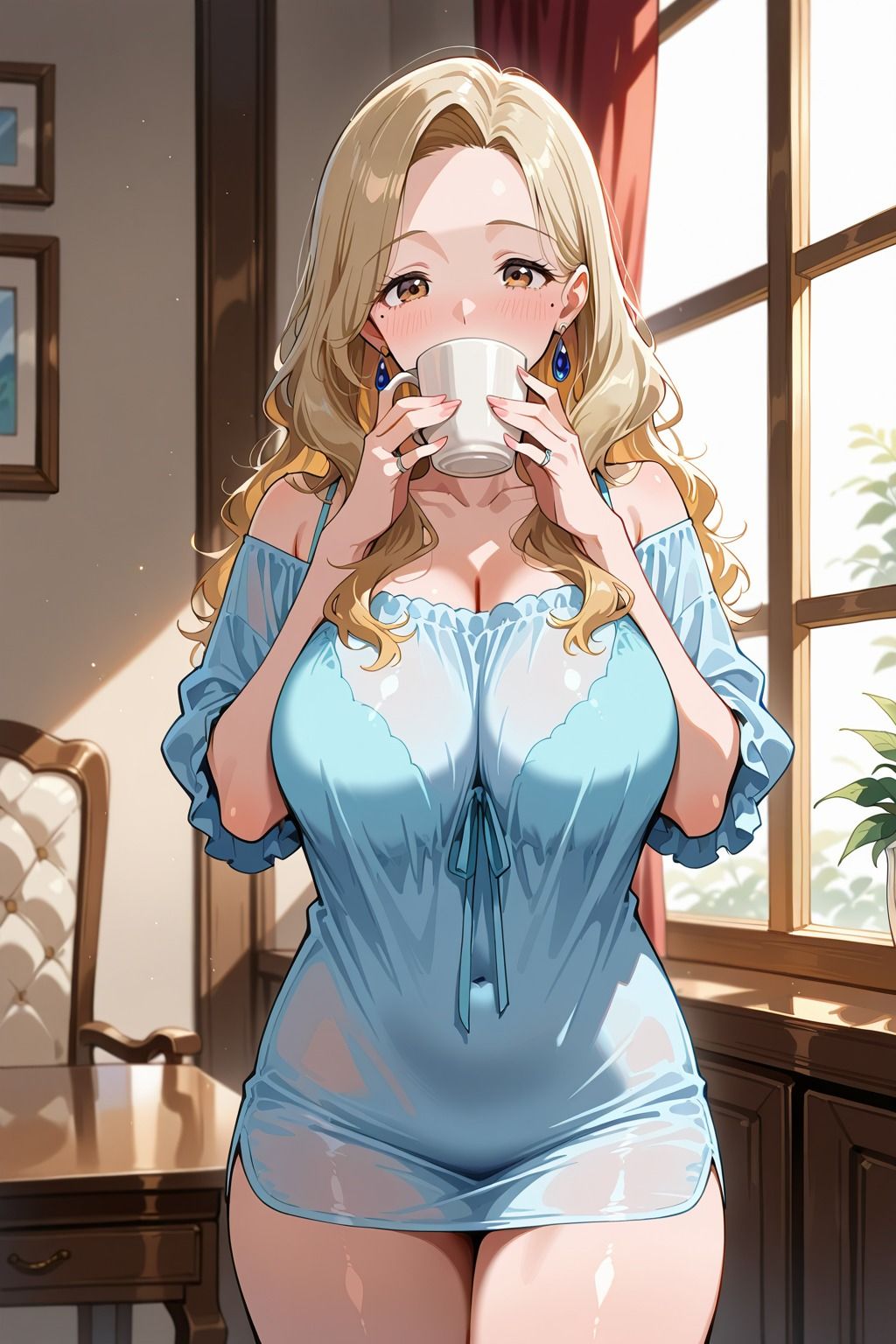 爆乳ヒトヅマの性生活 サンプル4ページ目