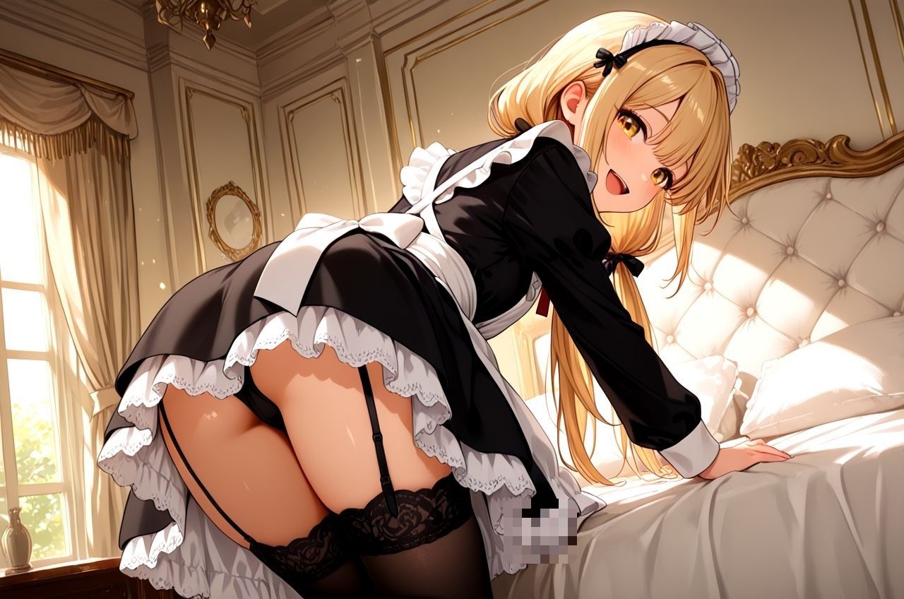 惚れられメイドのシャーリー  デキ婚狙いのご主人様に今日も孕ませる勢いで中だしえっちされちゃうお話 長袖メイド服編 サンプル1ページ目