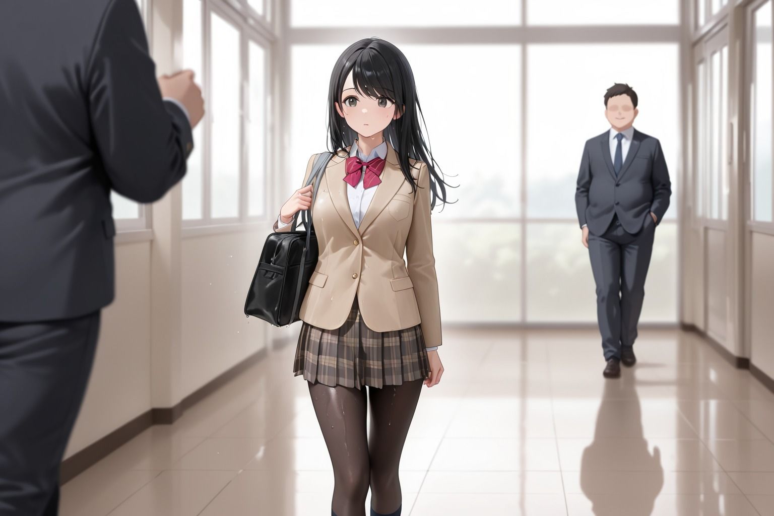清楚な女子校生は、評判最悪な教師の性教育に侵される サンプル5ページ目