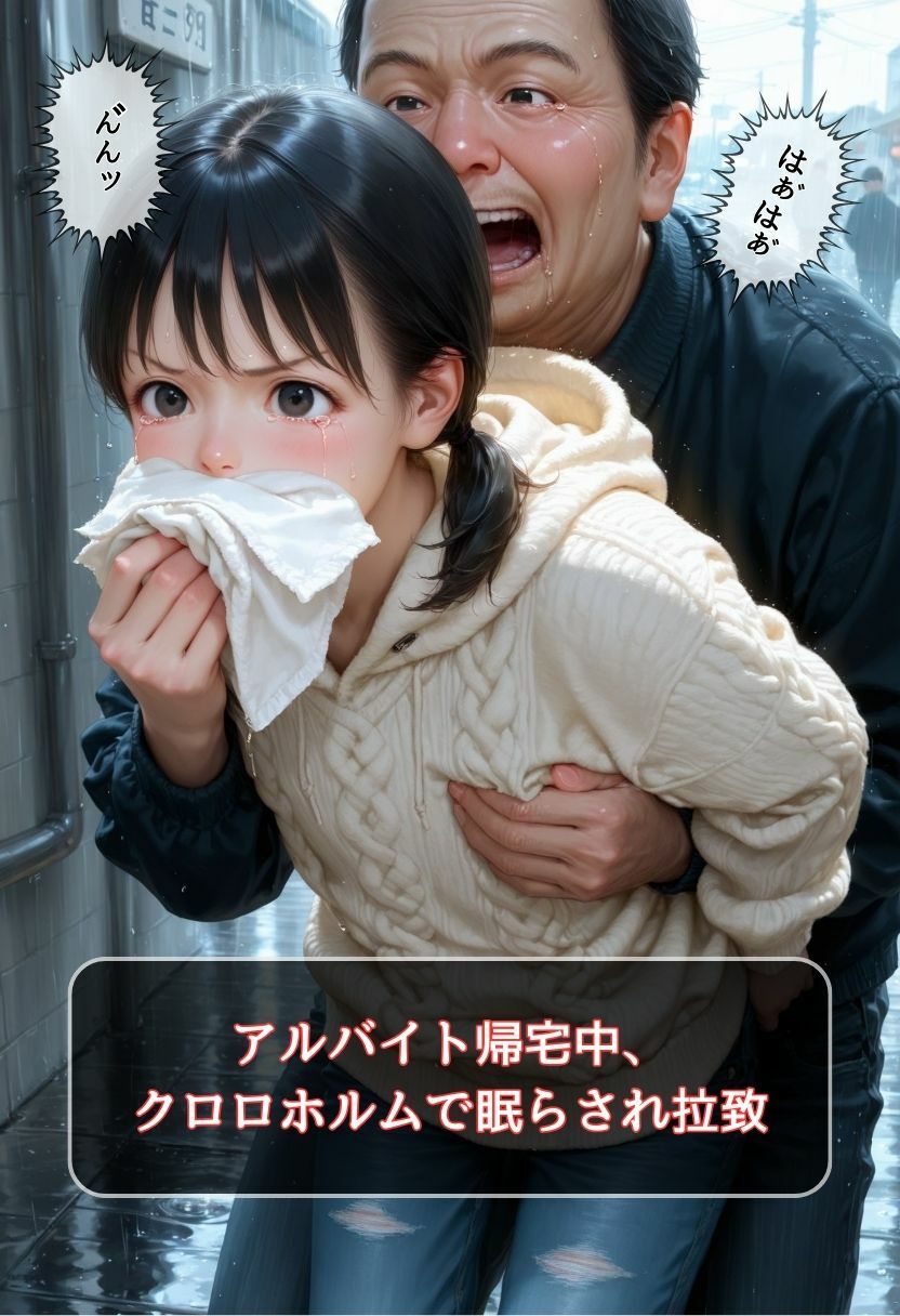 拉致られ美少女とイかれたジジイの犯行記録 サンプル2ページ目