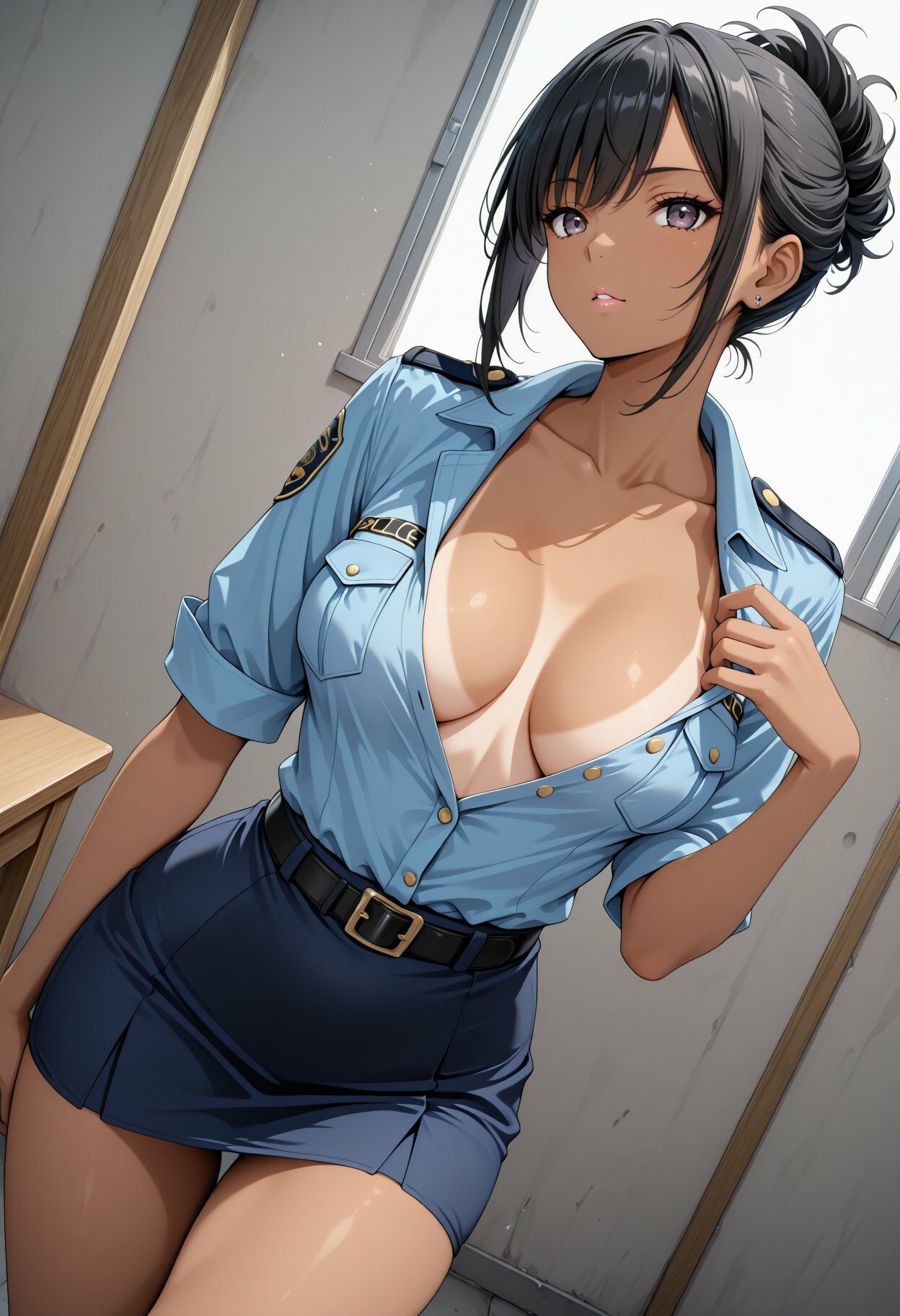 女警察官が特殊訓練を受けることになった  徳島恵子 サンプル2ページ目