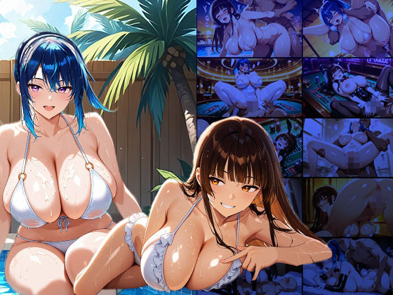 【4K/500枚】爆乳グラドルW指名！敏腕マネージャー特権で撮影の裏側は中出し種付けし放題 サンプル1ページ目