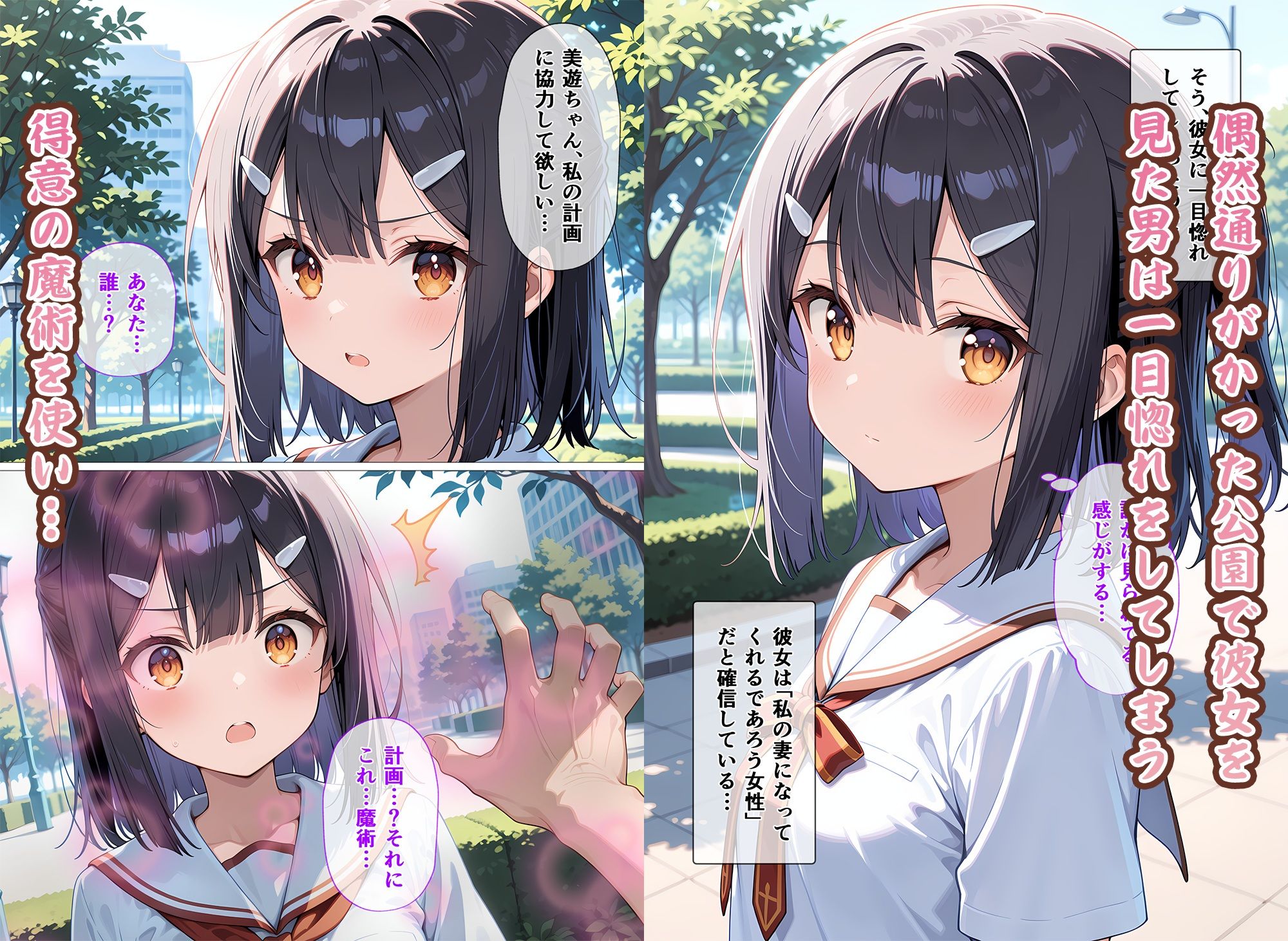 魔法少女母になる  〜美〇・エーデル〇ェルト〜 サンプル1ページ目