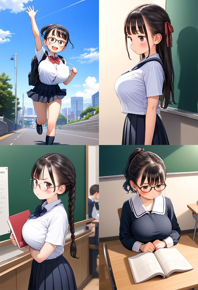 ロリ巨乳委員長は先生のオナホ サンプル1ページ目
