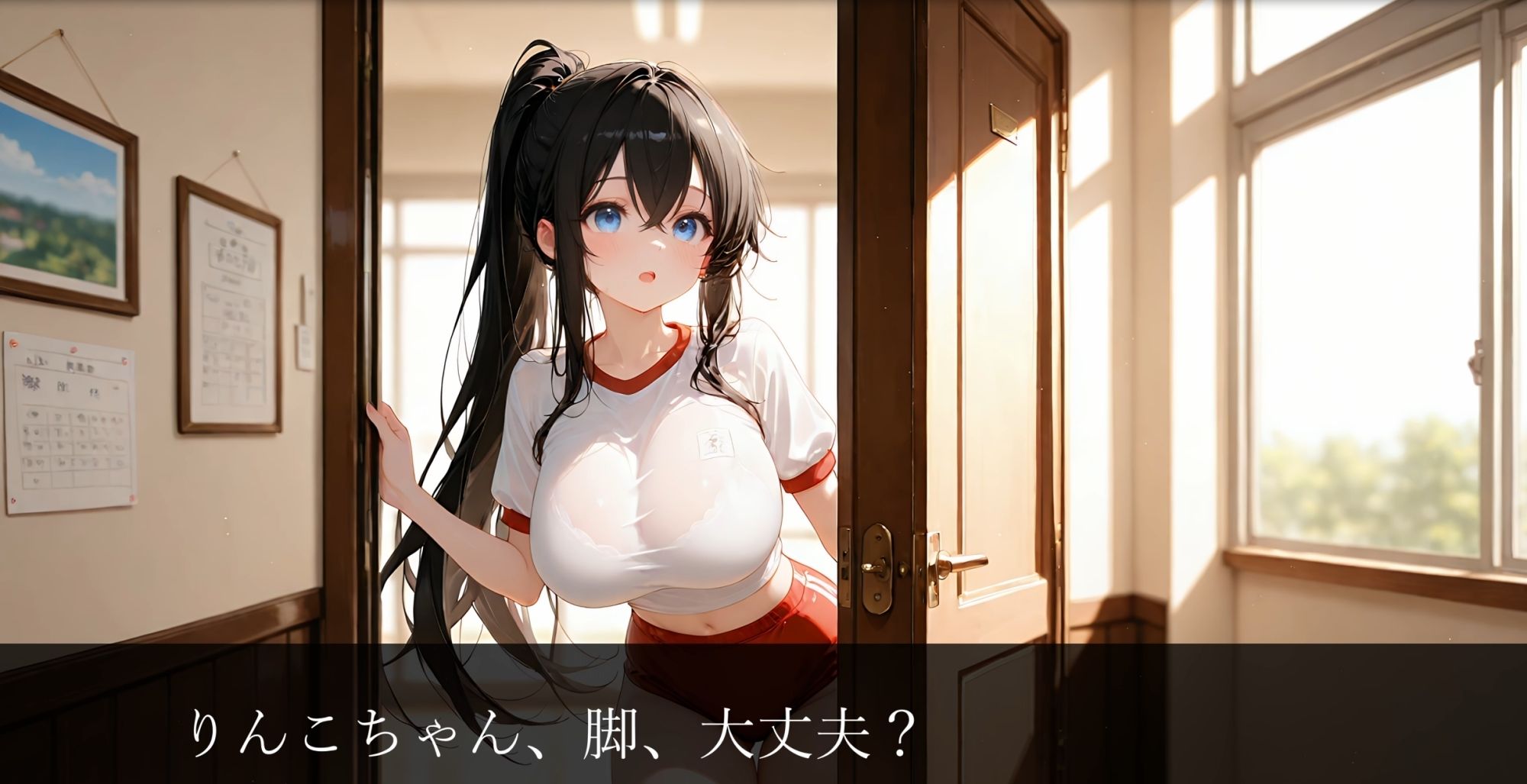 【4Kアニメすじまん動画】女子〇生のすじまん陸上競技大会 サンプル3ページ目