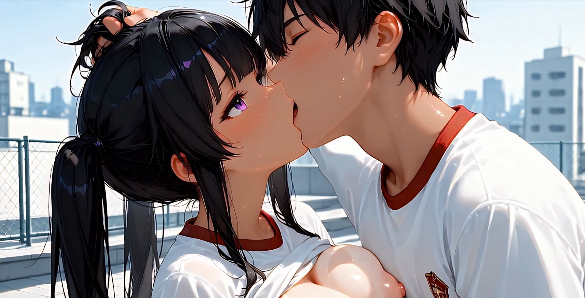 【4Kアニメすじまん動画】女子〇生のすじまん陸上競技大会 サンプル7ページ目