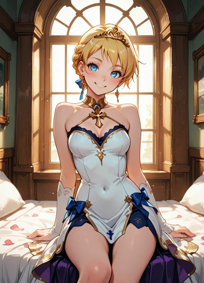清純プリンセスの着エロ種付け 〜〜ドレスのまま、あまあま交尾〜〜 サンプル5ページ目