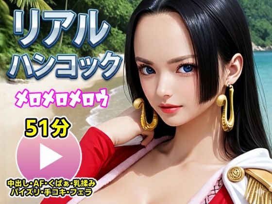ワンピー○ リアルハンコック【動画】メロメロメロウ