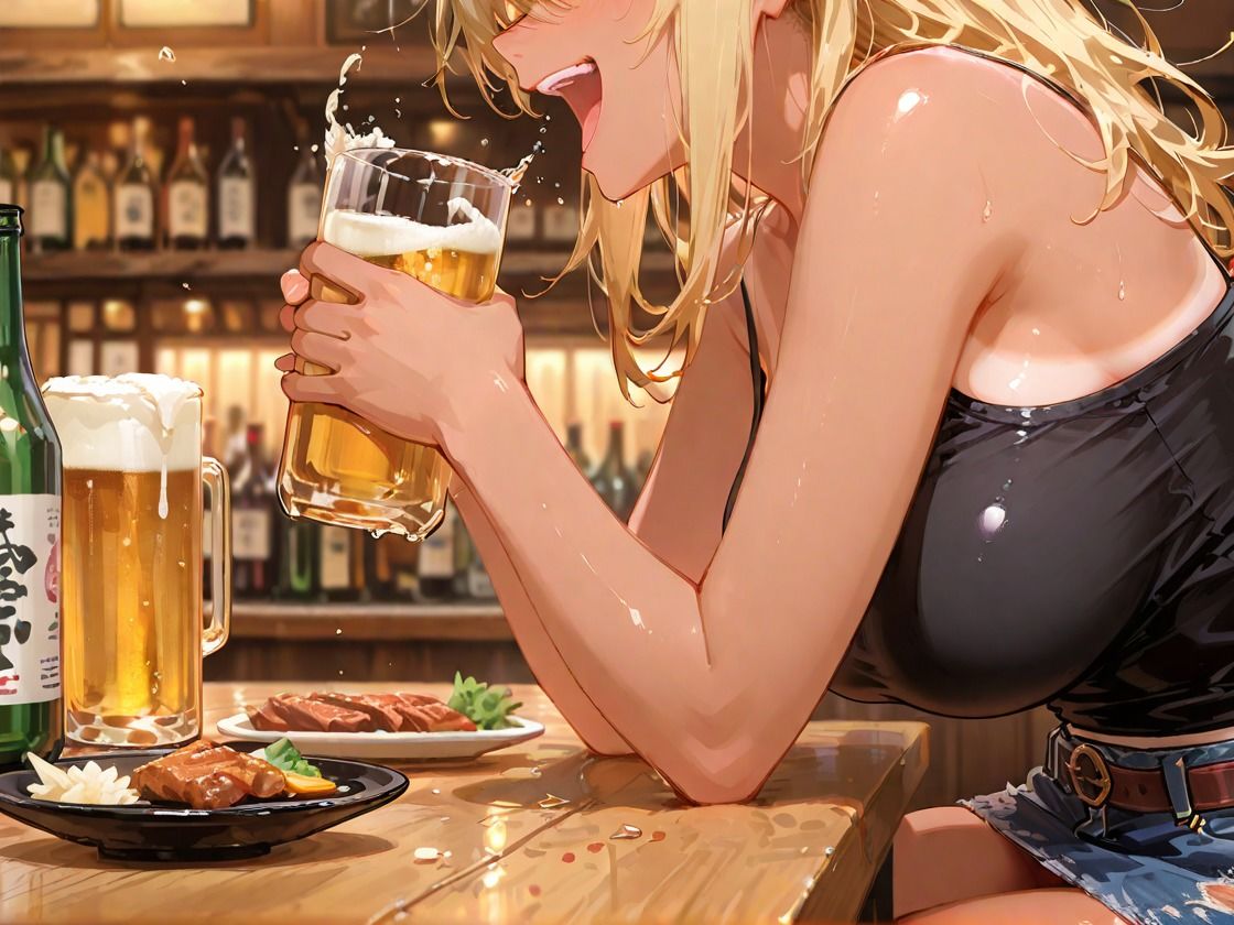 ●っ払い迷惑褐色ギャル。酔いつぶれ鬼畜制裁。 サンプル2ページ目