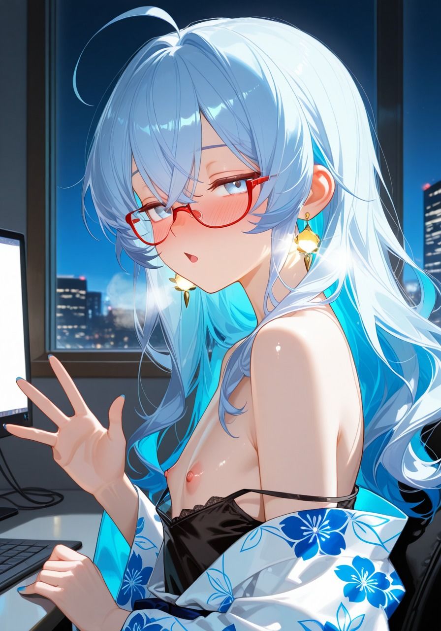 作品名:OL男の娘ちゃんとの深夜の残業ふたりえっち！ サンプル3ページ目