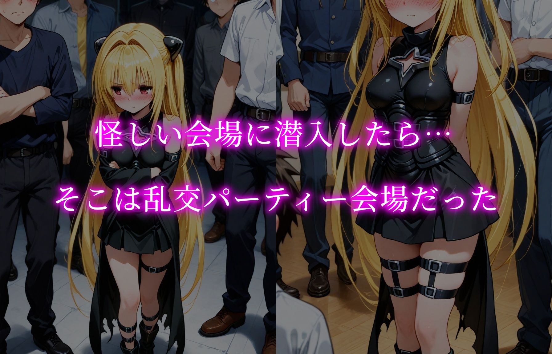 ToLOVEる妊娠乱交パーティー ヤミが怪しい会場に潜入！？男たちに中出し種付けされまくり サンプル1ページ目