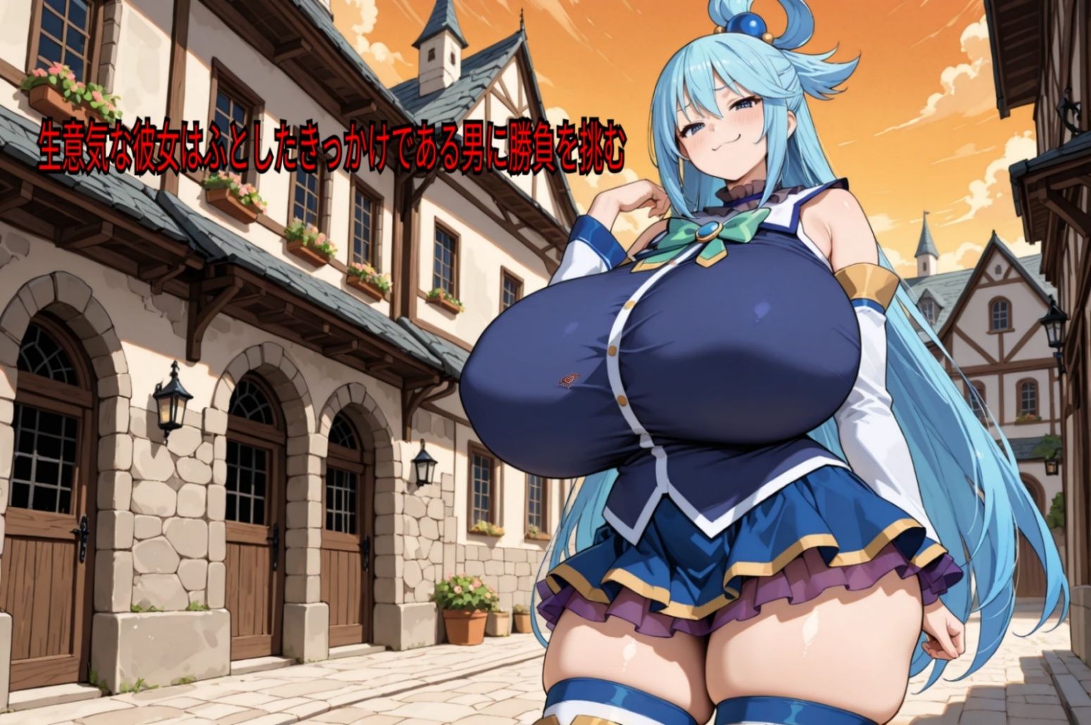 駄女神わからせオナホ嫁 サンプル1ページ目