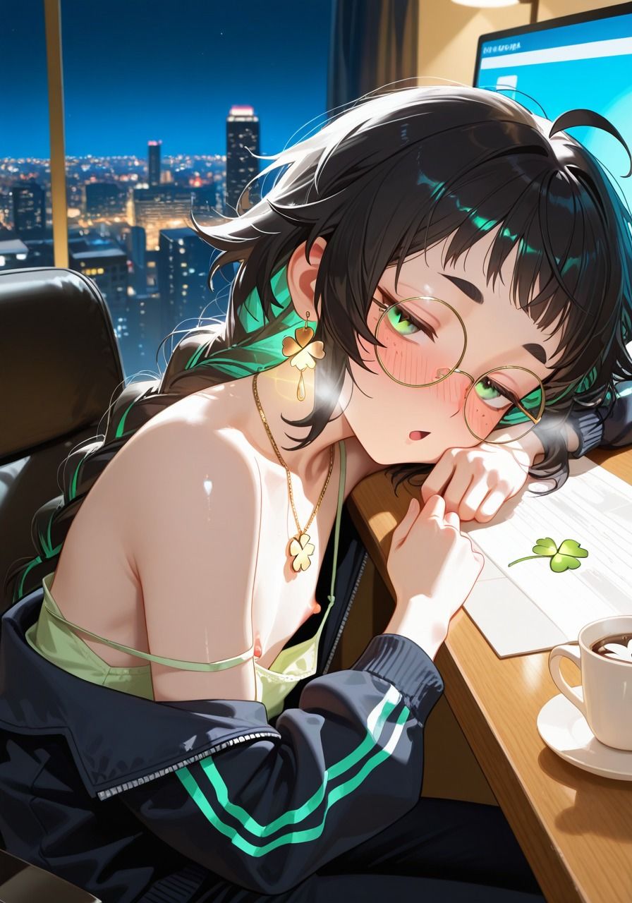 ＜＜2作目＞＞OL男の娘ちゃんとの深夜の残業ふたりえっち！＃2 サンプル3ページ目