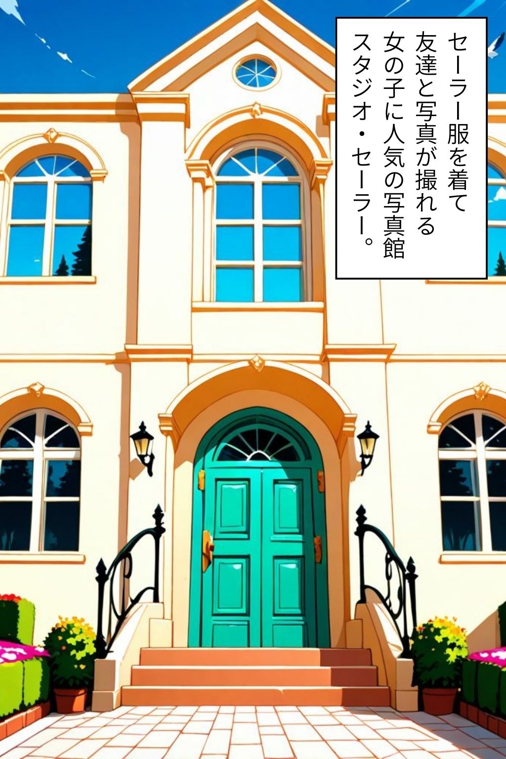 セーラー服写真館  〜 第三部:ついに許しちゃう・・・ 射精受け止めまくりの完結編 〜 サンプル1ページ目