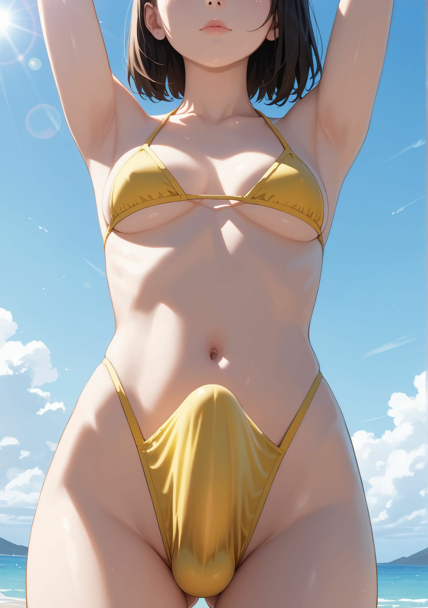 股間接写  男の娘ver. サンプル1ページ目