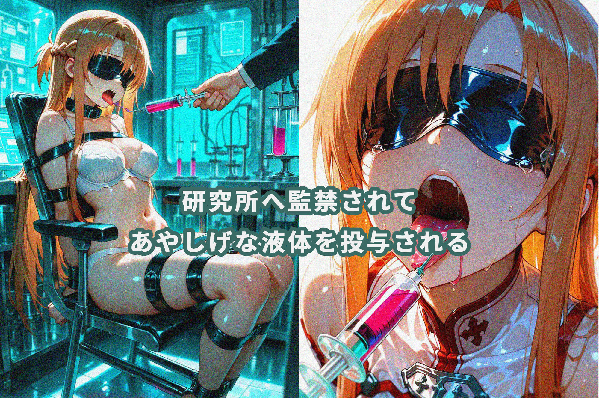 ア〇ナが研究所で人体改造される（ふたなり・妊娠） サンプル2ページ目