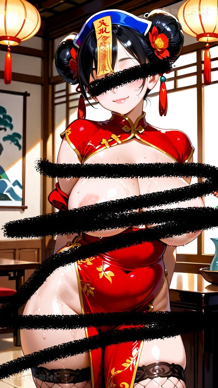 【AIアニメ巨乳美女写真集】Vol.7デザートにおっぱいを提供してくれる優乳店の看板娘 サンプル3ページ目