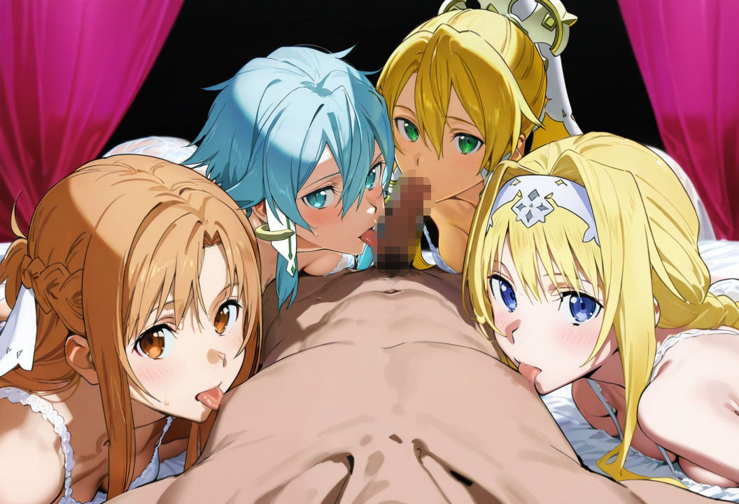 ヒロインえっち -SAOハーレム- サンプル4ページ目