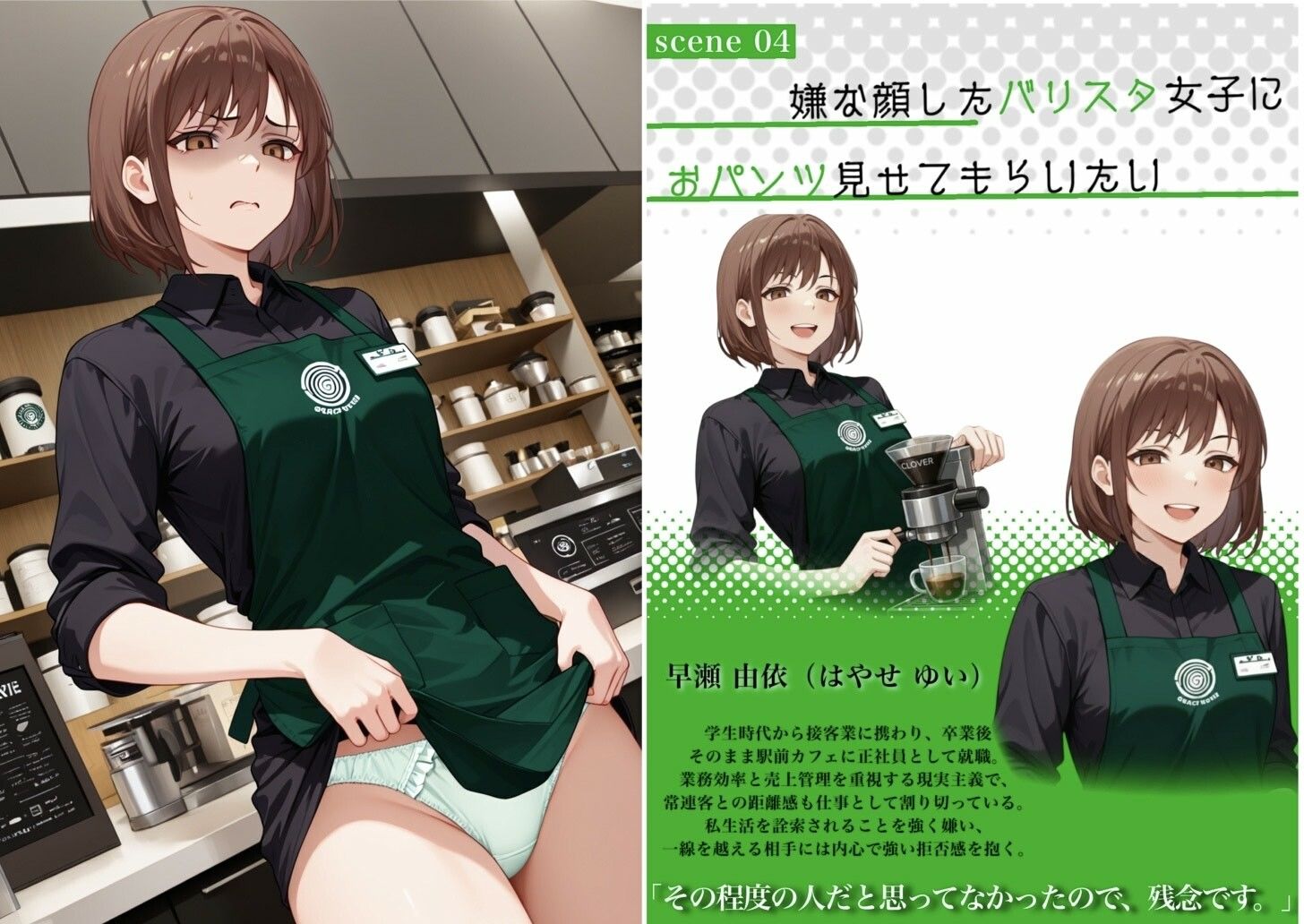嫌な顔した女子におパンツ見せてもらいたい本 サンプル3ページ目