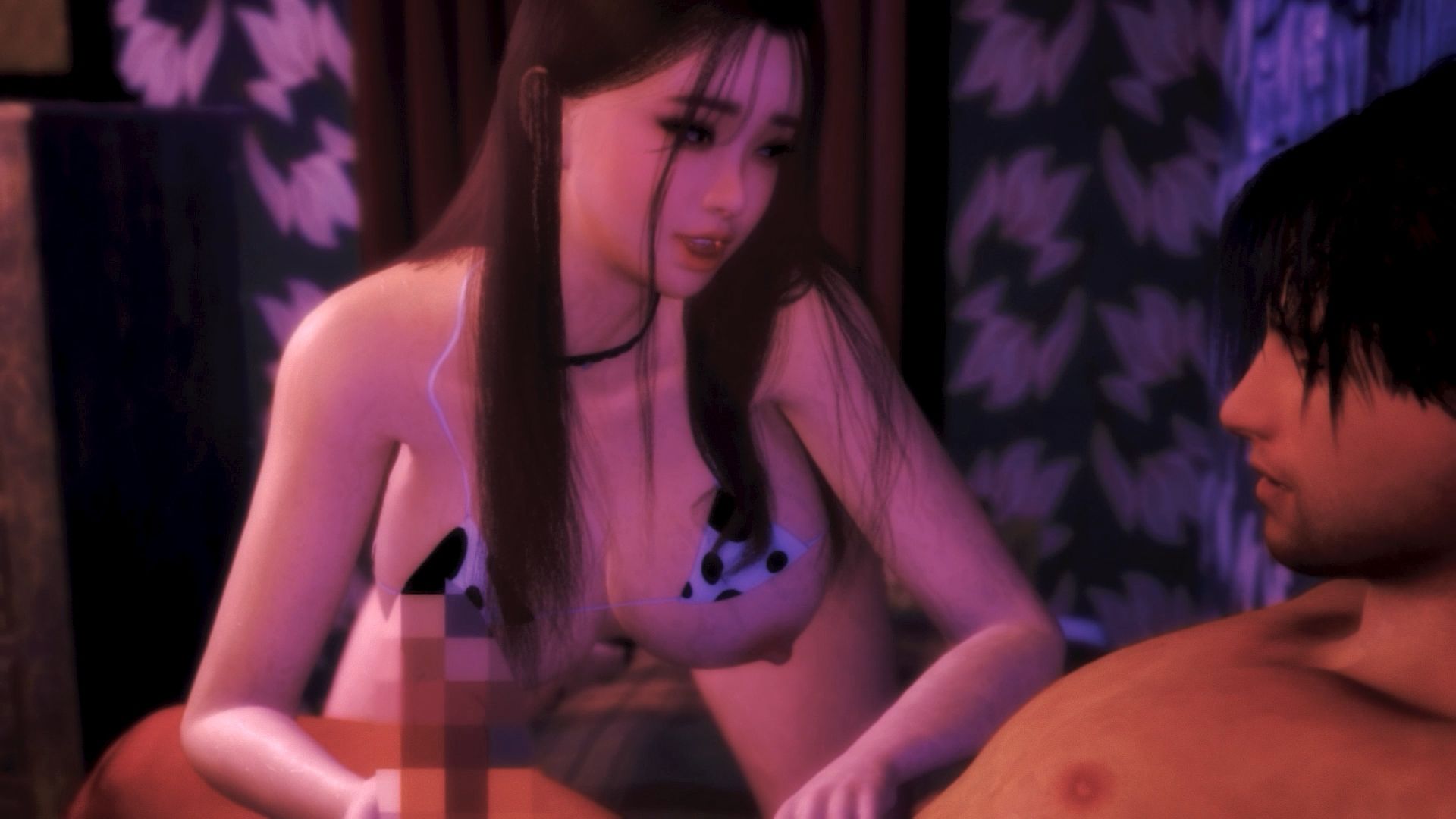 水着の巨乳お姉さんとやる サンプル1ページ目
