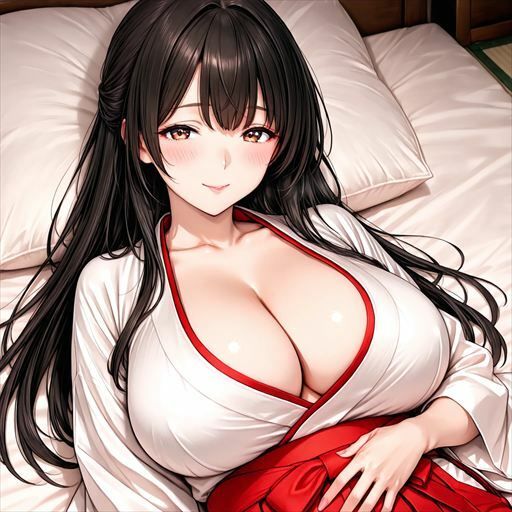 巨乳×巫女 サンプル6ページ目
