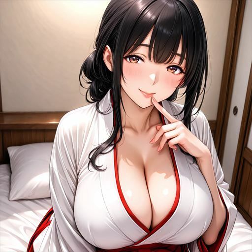 巨乳×巫女 サンプル7ページ目