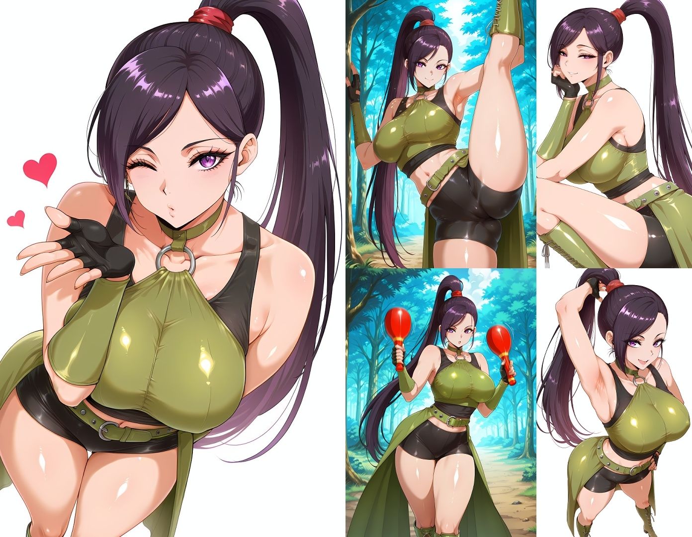 姫系女武闘家とイチャコスエッチ サンプル1ページ目