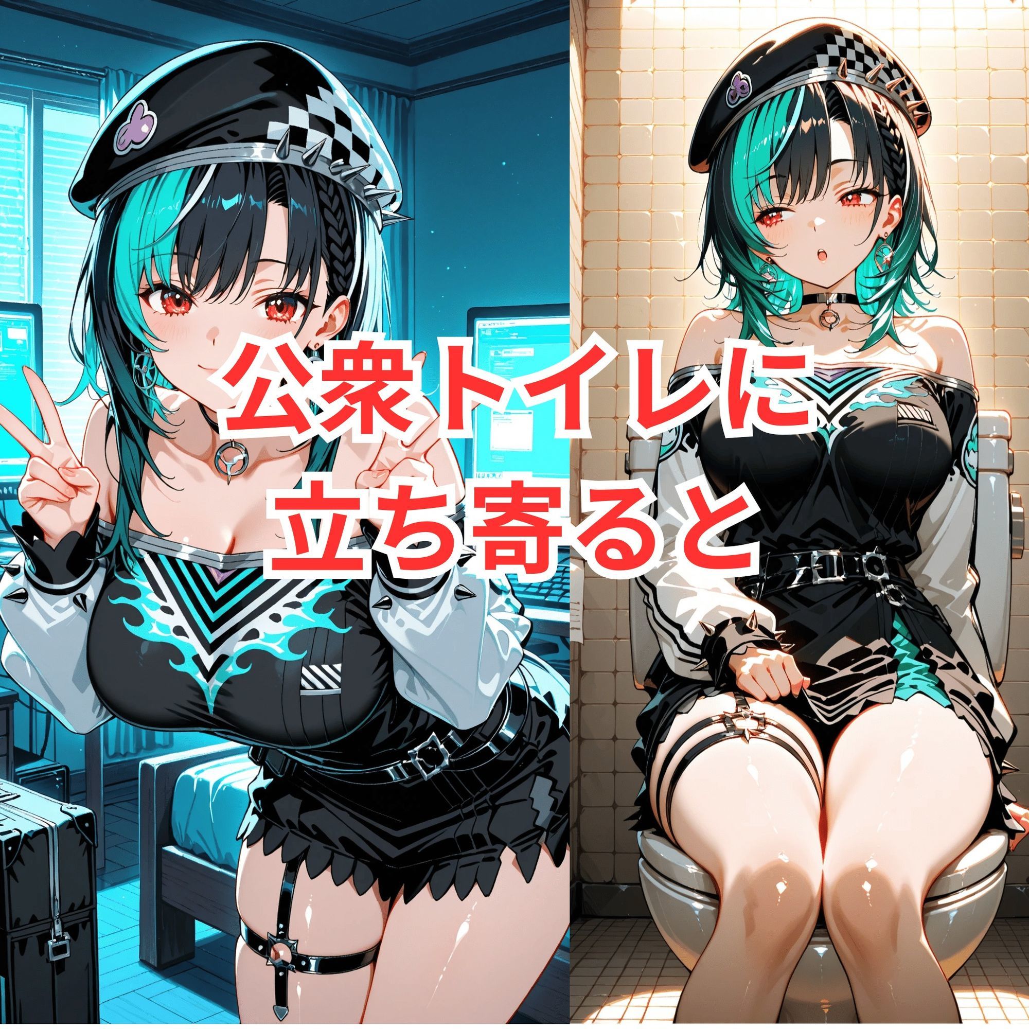 輪堂〇速の壁尻＆パヴォリア・レ〇ネとゴブリン サンプル1ページ目