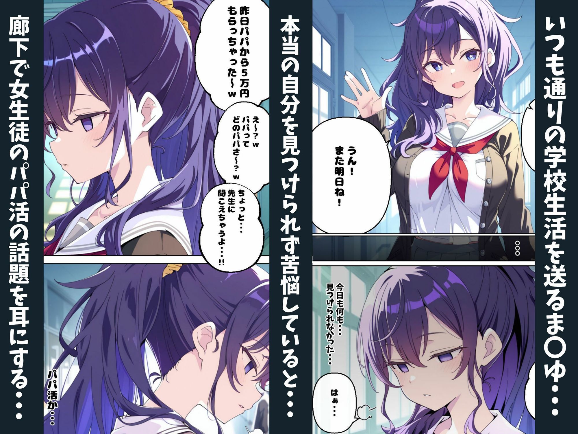 パパ活のセカイ〜ま〇ゆ編〜 サンプル2ページ目