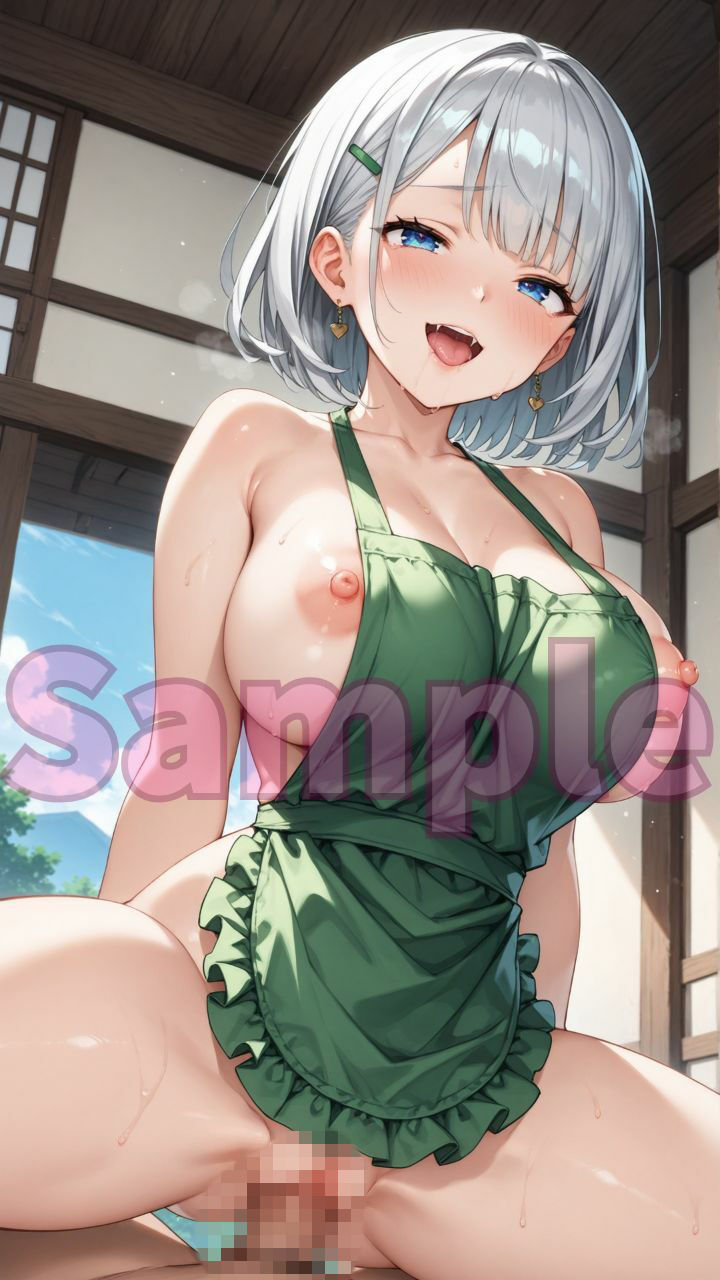 淫乱はだかエプロン女子たちがあなたとスペルマを包み込む！ サンプル3ページ目