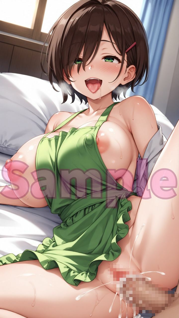 淫乱はだかエプロン女子たちがあなたとスペルマを包み込む！ サンプル8ページ目