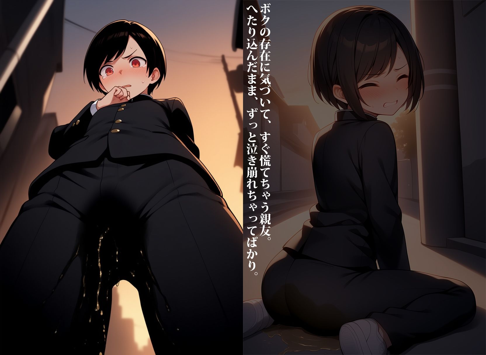 親友の正体が「男の娘」だったので「おホモだち」になっちゃいました サンプル1ページ目