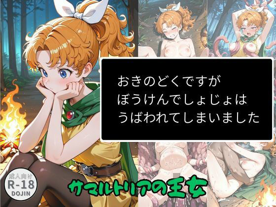 おきのどくですがぼうけんでしょじょはうばわれてしまいました