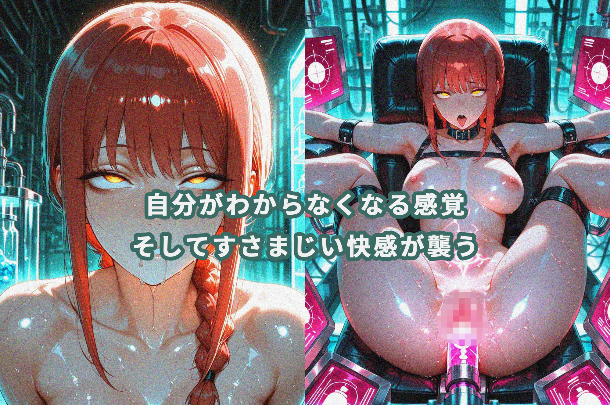 マキ〇が研究所で人体改造される（ふたなり・妊娠） サンプル3ページ目