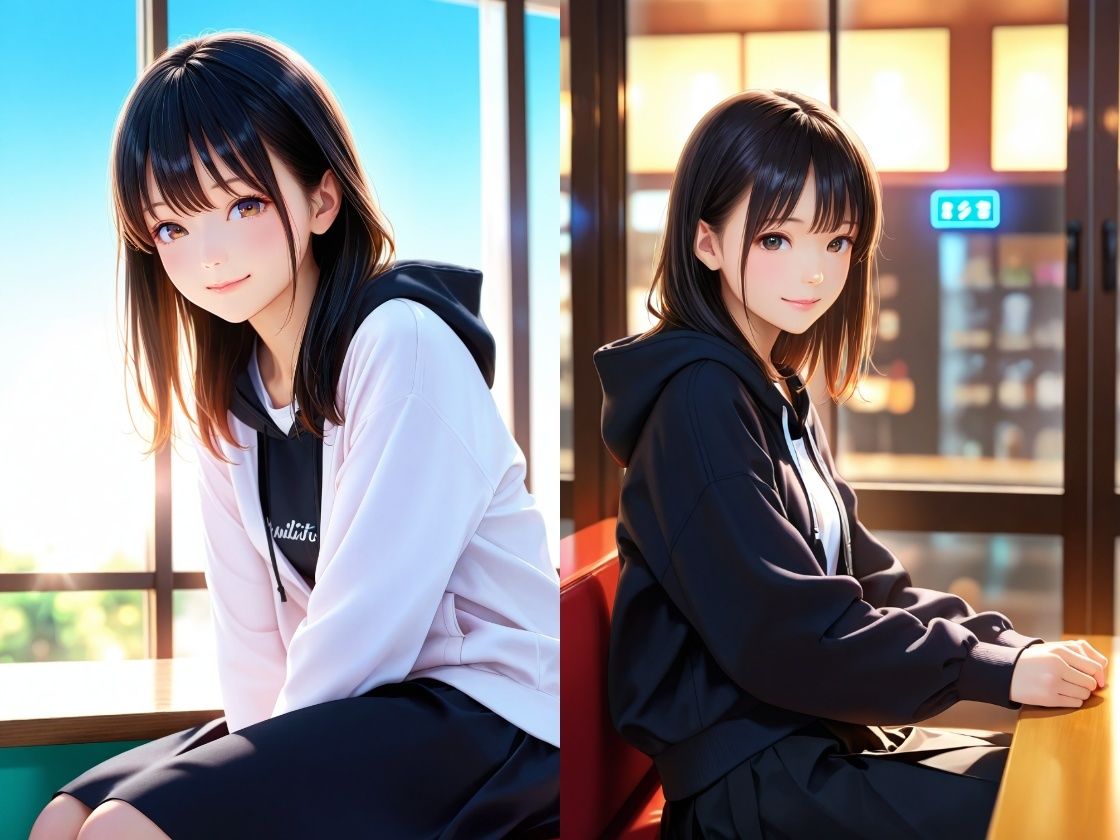 親友の彼女しおりを誘惑し、学校帰りにNTRった話 サンプル2ページ目