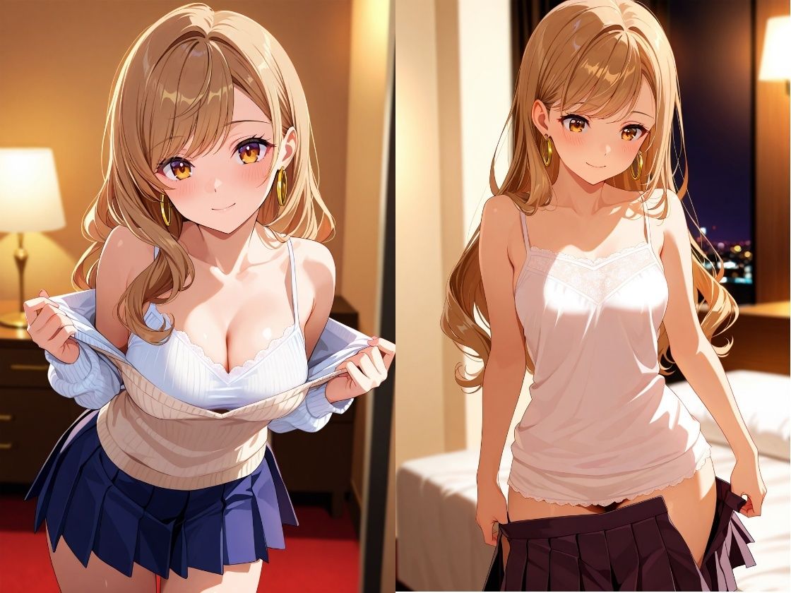 同期の彼女りおを誘惑し飲み会帰りにNTRった話 サンプル4ページ目