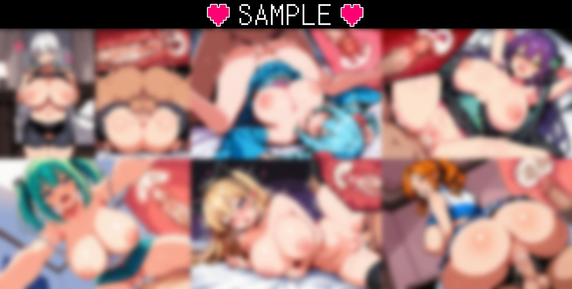 【断面図付き】ドット絵中出しイラスト集 レトロチックエクスタシー〈ワイド版〉 サンプル4ページ目