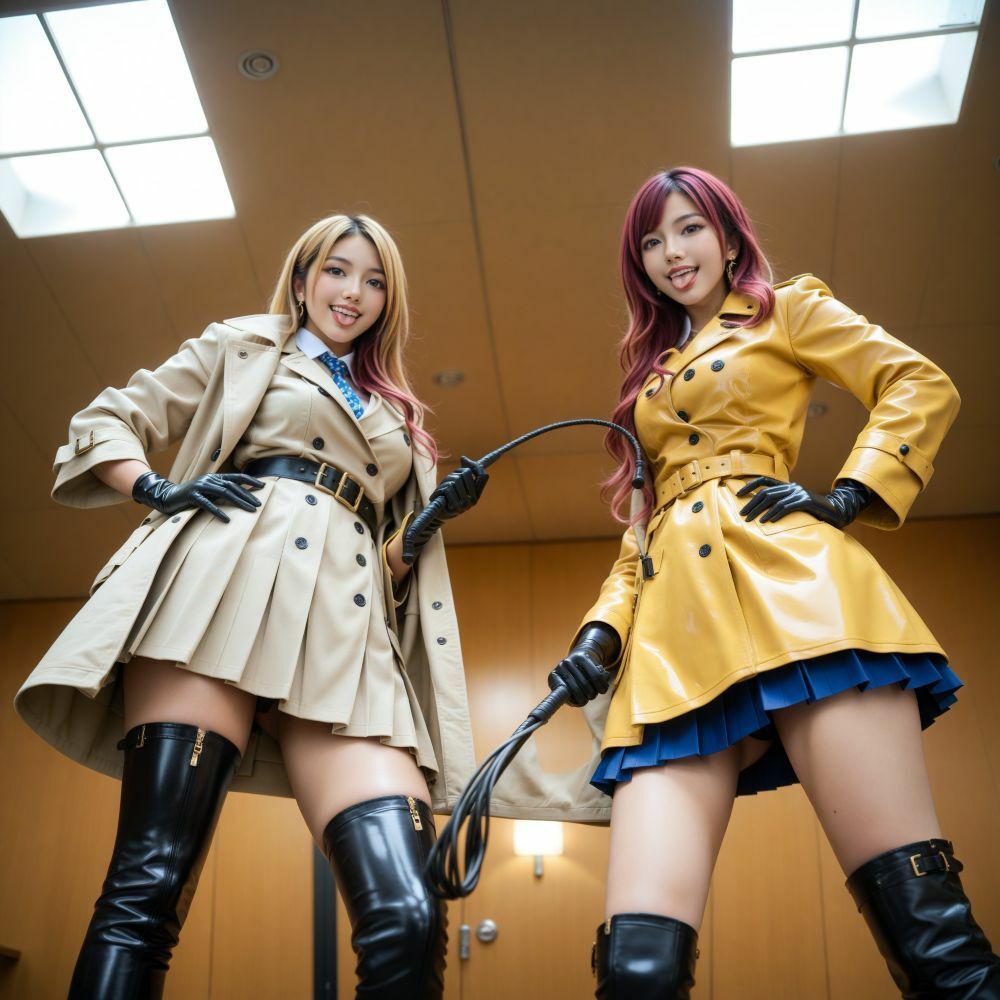 制服QUEEN ブーツ9 ＆ トレンチコート サンプル1ページ目
