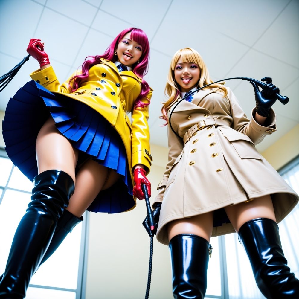 制服QUEEN ブーツ9 ＆ トレンチコート サンプル9ページ目