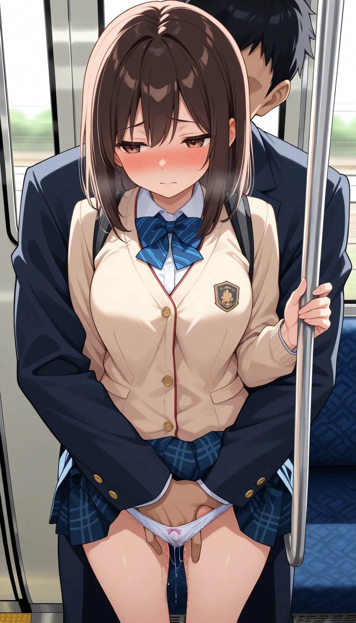 おさわりJK痴〇電車 サンプル7ページ目